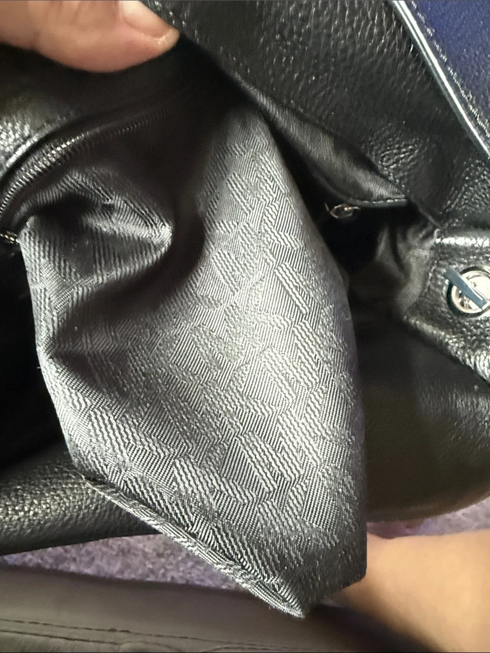 Michael Kors Black Leather Shoulder Bag